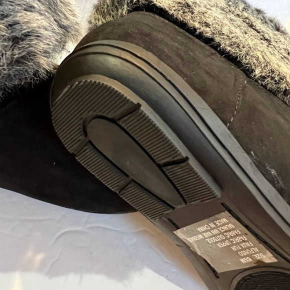 New Womens Faux Fur Ankle Fashion Boots NIB - Picture 6 of 9